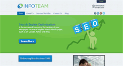 Desktop Screenshot of infoteam.com